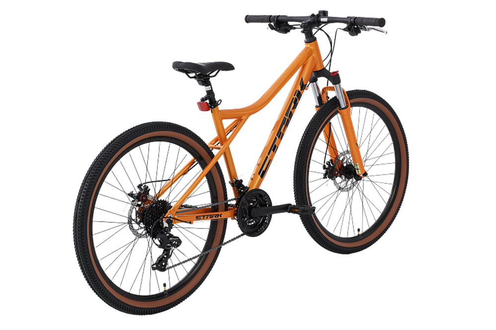Велосипед 27,5" Stark'25 Slash 27.1 D р.S/16" оранжевый матовый/черный