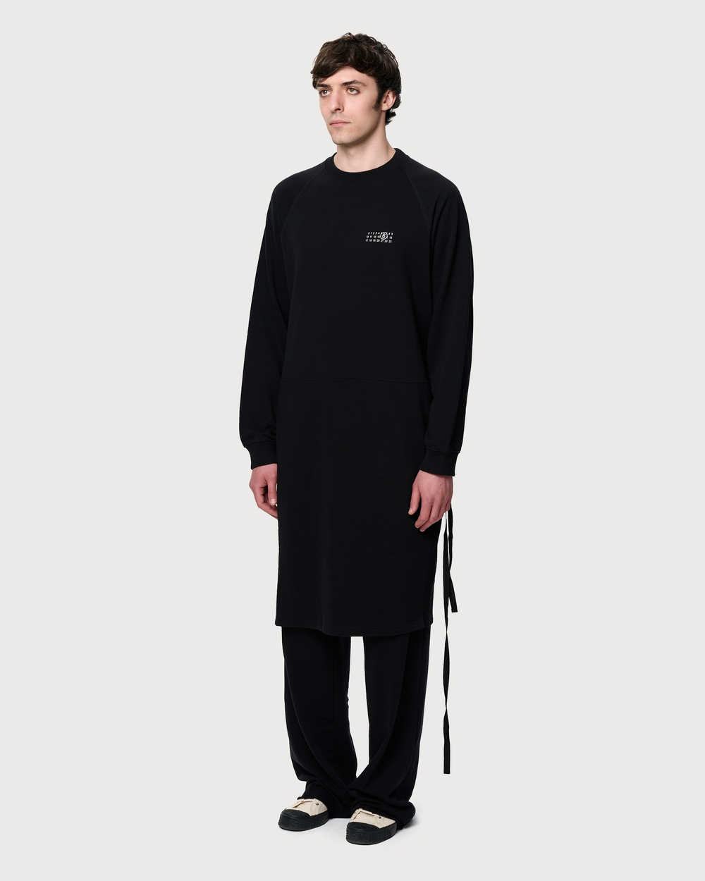 MM6 MAISON MARGIELA СВИТШОТ ДЛИННЫЙ МУЖСКОЙ С ПРИНТОМ НА СПИНЕ