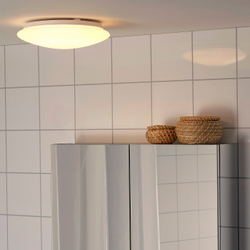 IKEA BARLAST  (ИКЕА БАРЛАСТ)  -  Лампа потолочная/настенная LED - белый 25 см