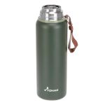 Термос TONAR (T-KD-7030-0.9) 900ML хаки (пробка-ситечко, крышка-кружка, ремешок)