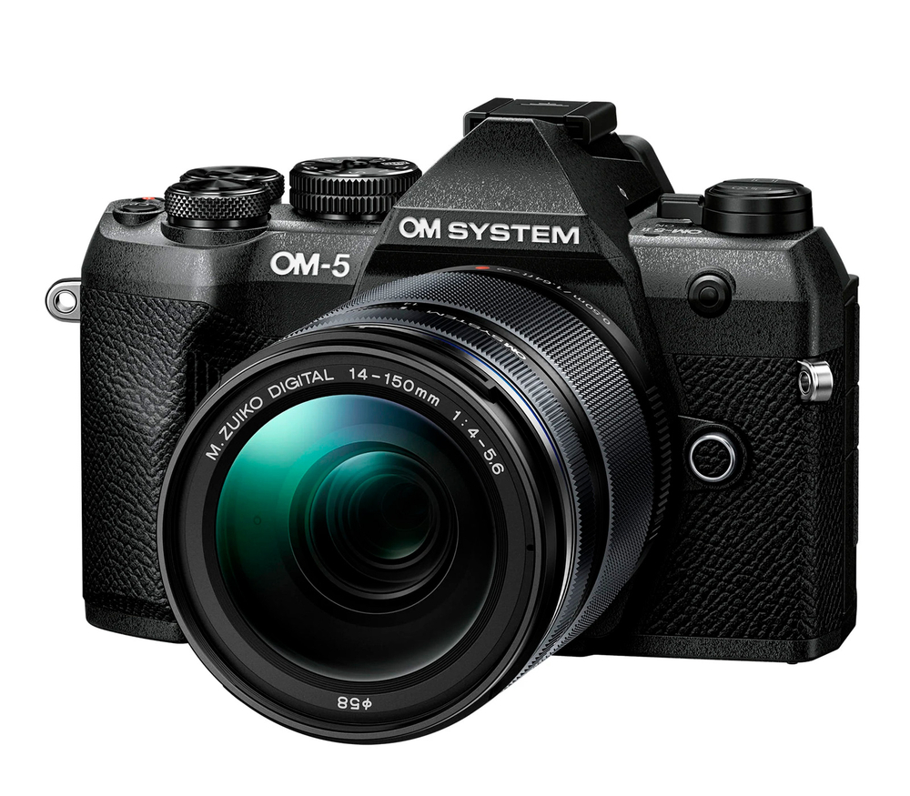 Беззеркальный фотоаппарат OM System OM-5 Mark II Kit черный + 14-150mm f/4-5.6 II