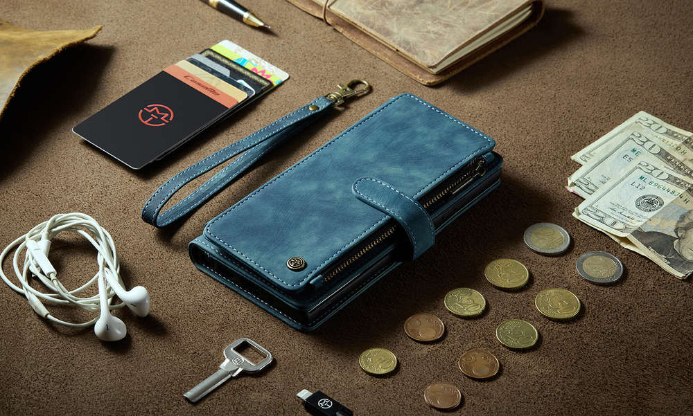 Многофункциональный чехол-кошелек CaseMe 3 in 1 Matte Wallet для Samsung Galaxy S25 FE