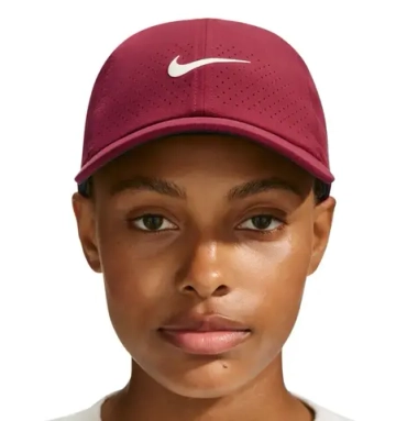 Теннисная кепка Nike Dri-Fit ADV Club Unstructured Tennis - team red/pale ivory