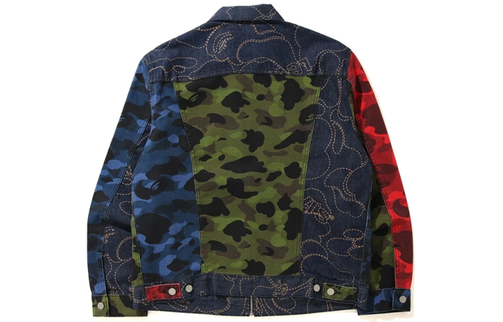 A Bathing Ape X Levi S Camo Trucker Куртка