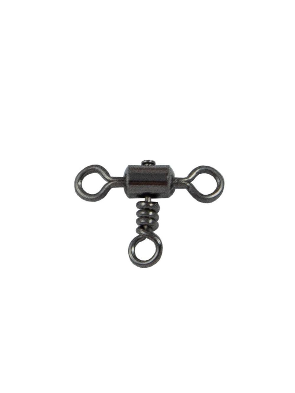 Вертлюжок рыболовный цилиндрический на три направления CROSSLINE SWIVEL 1024 №6
