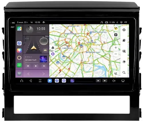 Магнитола для Toyota Land Cruiser 200 2015-2021 (без JBL) - Kuberg OL-9618 QLed+2K, Android 13, Быстрейшая, CarPlay, 4G SIM-слот