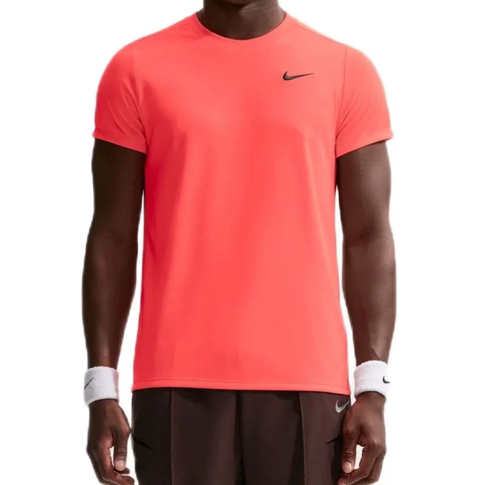 Теннисная футболка Nike Court Victory - bright crimson/black