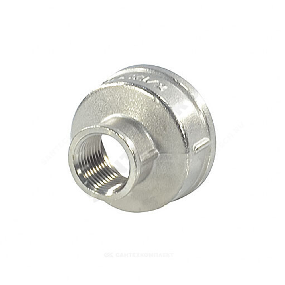 Муфта латунь никель переходная Ду 32х20 (1 1/4"х3/4") ВР/ВР SantechSystems