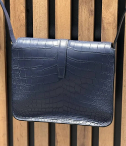Сумка через плечо Hermes Steve Light Junior из кожи крокодила