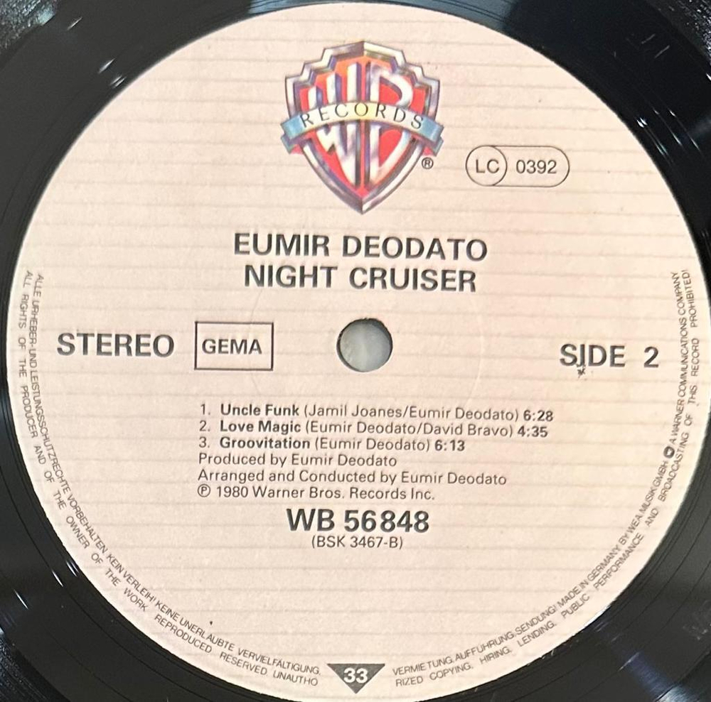 Deodato- Night Cruiser (Германия 1980г.)