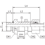 Штуцер FDE DS16 BSP 1/2 (в сборе, B4)