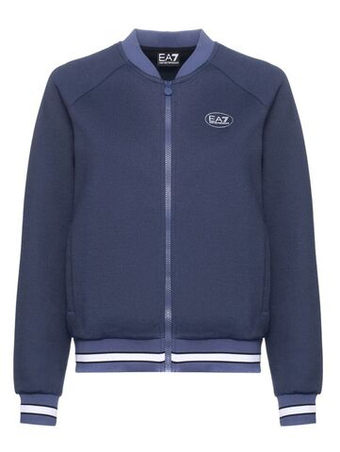 Женская Кофта теннисная EA7 Woman Jersey - sky captain