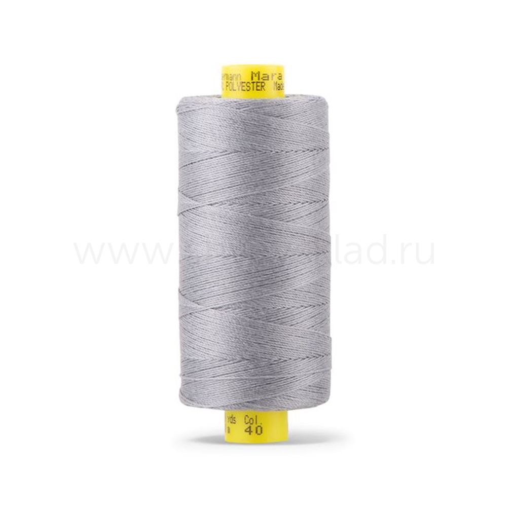 Нитка Gutermann Mara 30 (300 метров), 1 кат., для отстрочки | 040 пепельно-серый