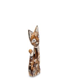Decor and Gift 99-143-02 Фигурка «Кошка«сред. 25 см (албезия, о.Бали)