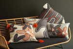 Чехол на подушку flowing stone из коллекции ethnic, 45х45 см