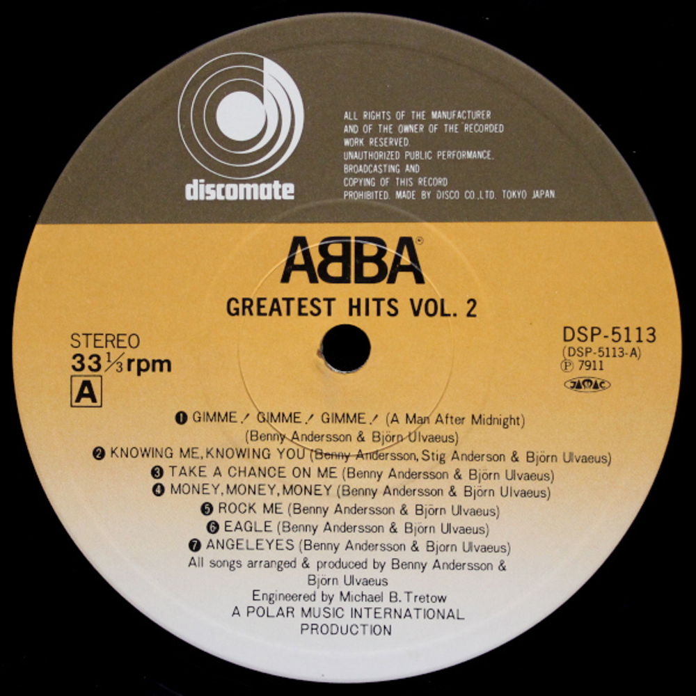 ABBA / Greatest Hits Vol. 2 (LP)