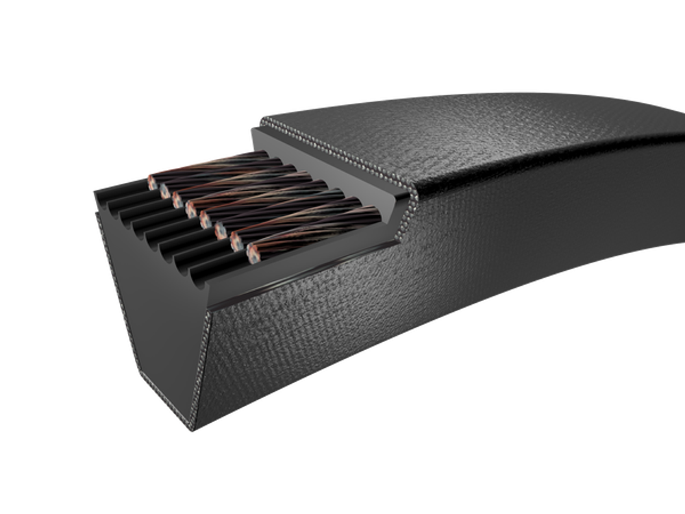 Узкий клиновой ремень с обёрткой боковых граней PHG 5V530