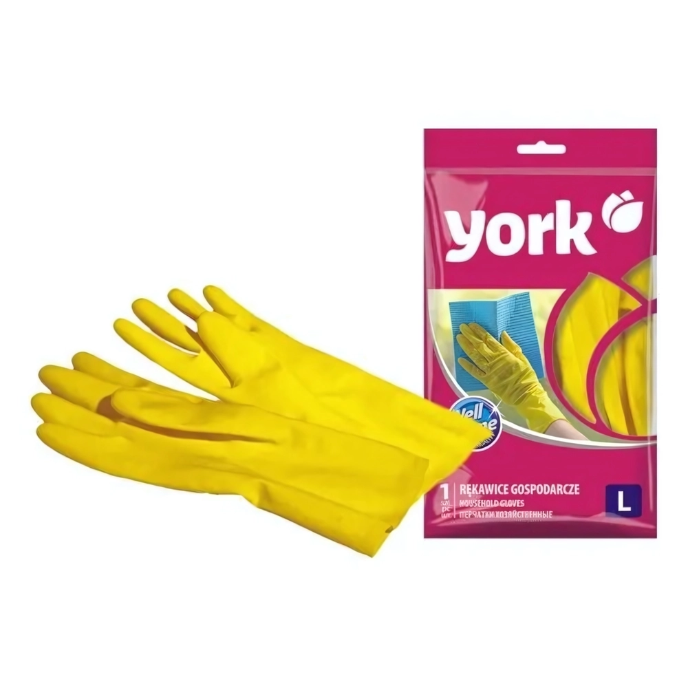 Перчатки резиновые YORK (L)
