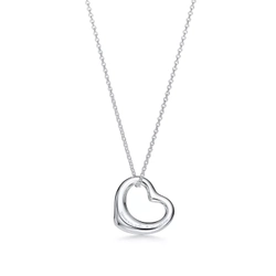 Подвеска из серебра 925, Tiffany 💠Open heart 22 mm. В наличии