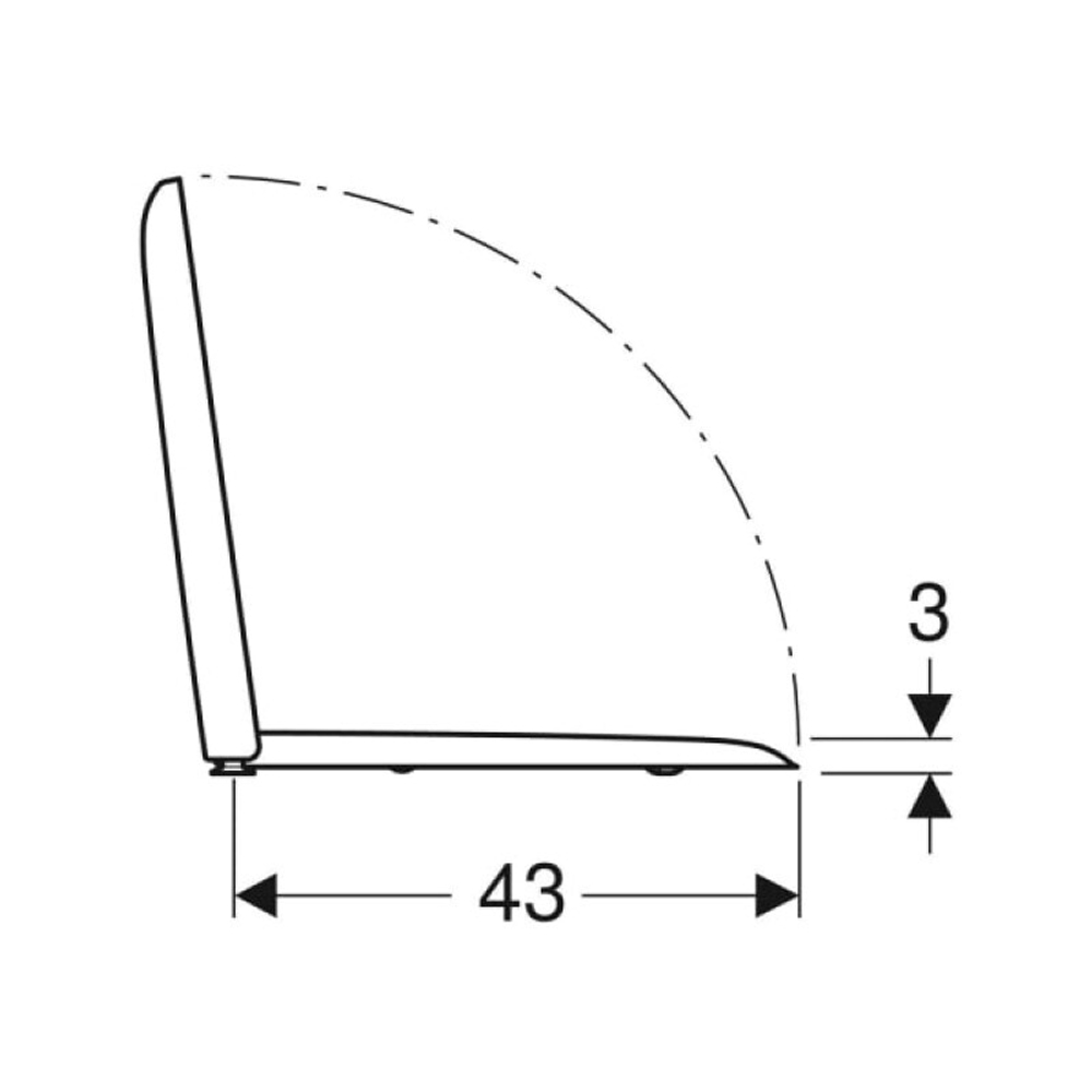 Сиденье для унитаза Geberit iCon Square 500.837.01.1, с крышкой, микролифт, белое