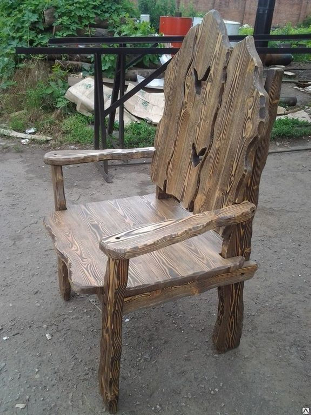Кресло для сада из лиственницы сорта Д 