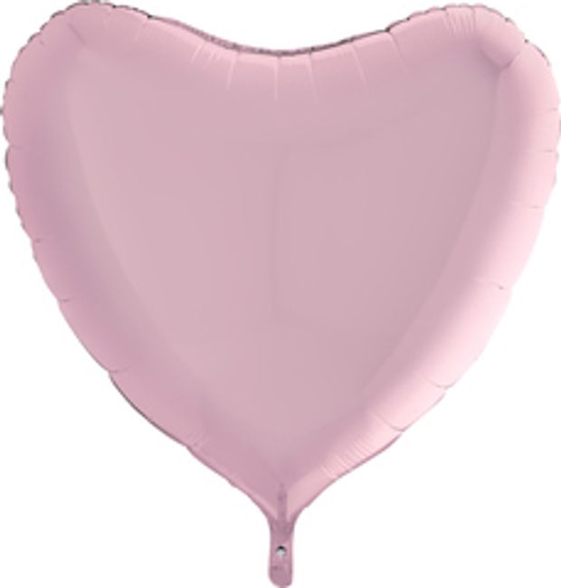 G Шар 36" / 91 см сердце розовый Pink (БГ-150)