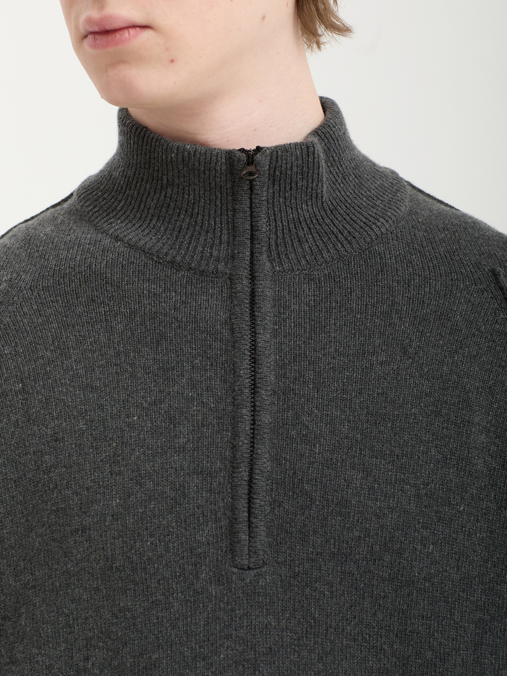 Мужской Свитер (Half-zip) Lambswool Grs