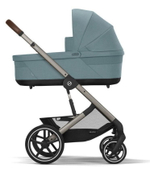 Коляска Cybex Balios S Lux TPE complete Cloud G Fog Grey 3 в 1 Stormy Blue с дождевиками