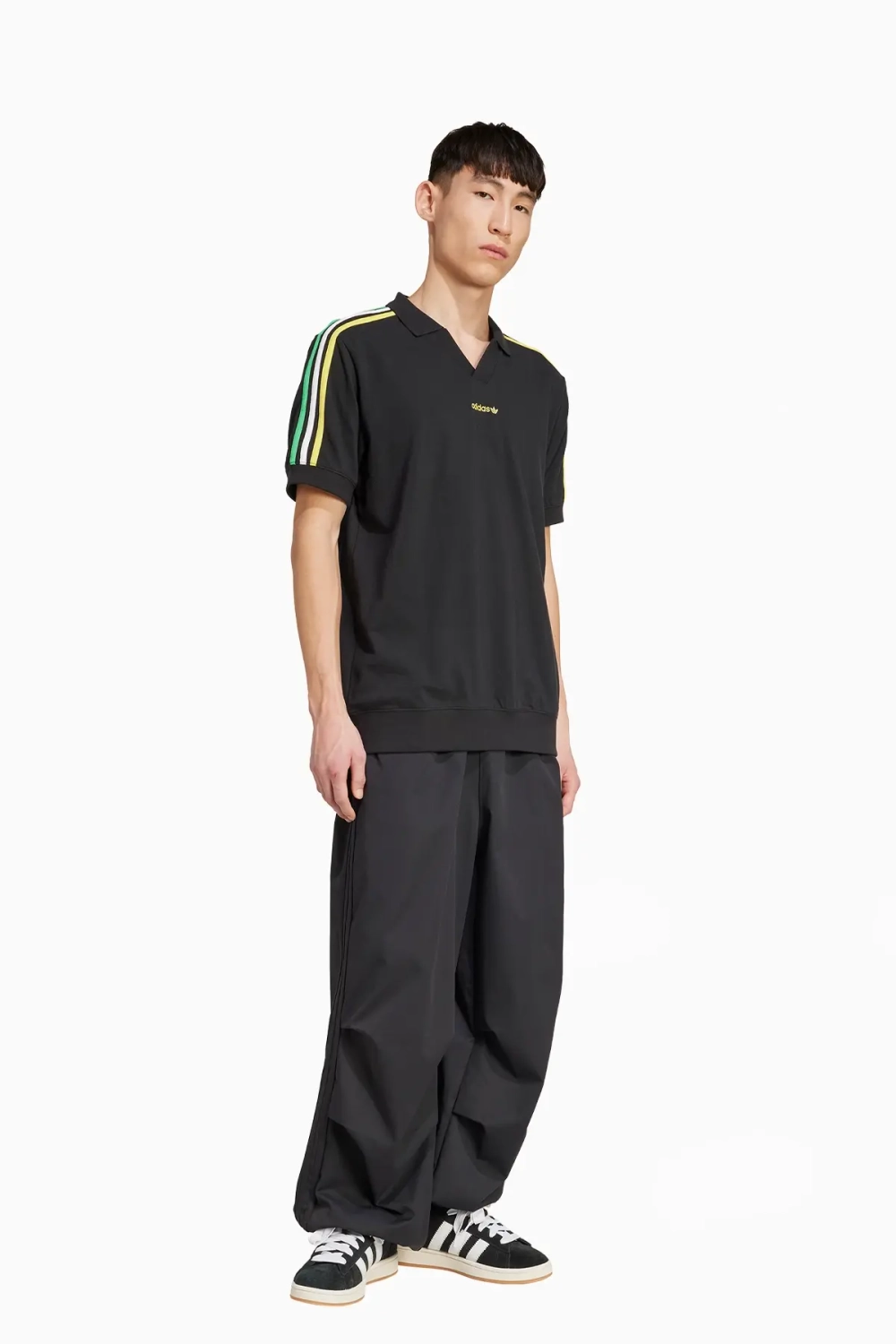 Футболка adidas Originals Polo - черный