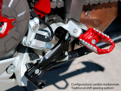 PEC02-RP9L5-RP906 CNC RACING GEAR/REAR BRAKE LEVERS COMP (MTS)