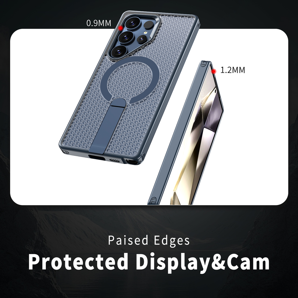 Прозрачный чехол Mesh Pro Magnetic Case для Samsung Galaxy S23 Ultra