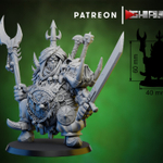 Grand Alliance Destruction Ogor Mawtribes Ogre Kingdoms Ogor Gluttons Воин огр №12 Предводитель огров миниатюра для dnd, днд, pathfinder, фентези, Настольная игра, НРИ, Варгейм, РПГ