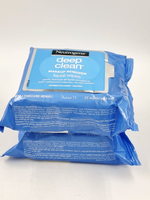 Салфетки для снятия макияжа Neutrogena Deep Clean Makeup Remover 2 уп. (25 салфеток в упаковке), (Франция)
