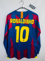 Футболка футбольная Барселона 2005/2006 Роналдиньо 10