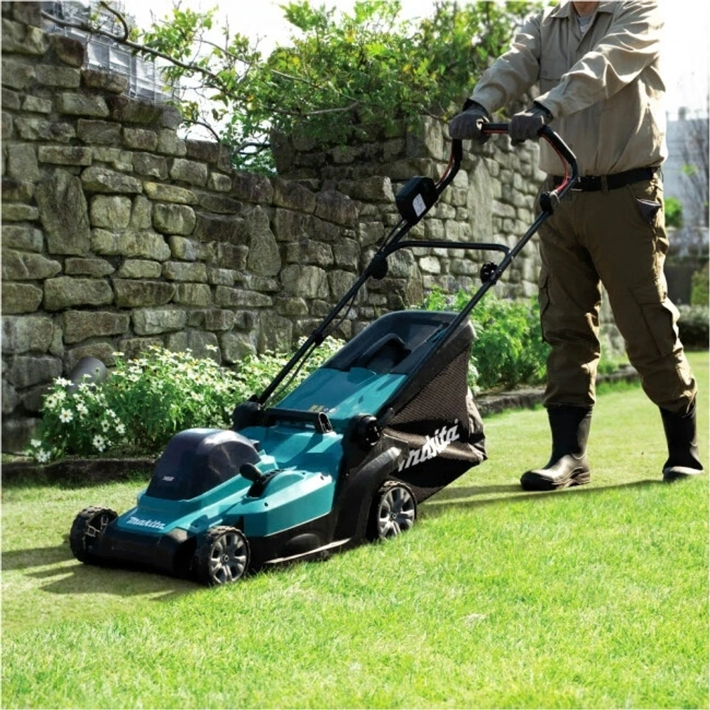 Газонокосилка роторная Makita LM004GZ 740Вт