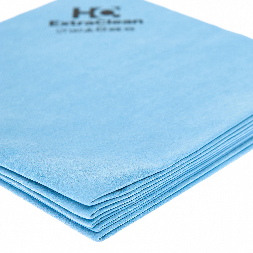 Салфетка нетканая микроволоконная ExtraClean, синяя, 5 шт, 40*40 см, 130 г/м², HQ Profiline /10/1