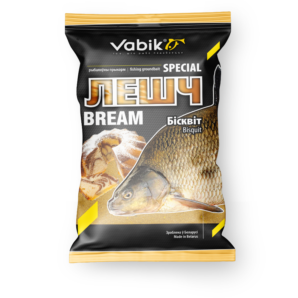 Прикормка Vabik Special Bream Biscuit "Лещ Бисквит" (светлая), 1кг