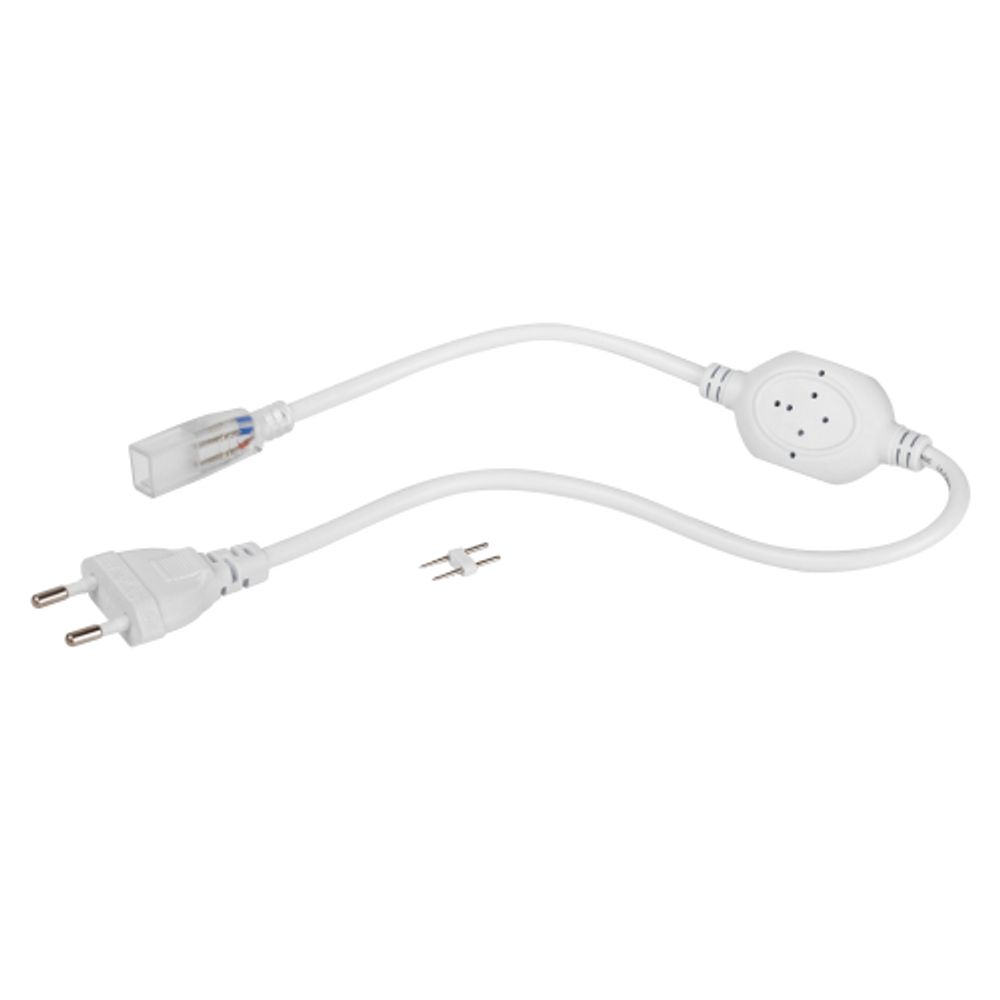 Источник питания ЭРА LS-power cord-220-3528 для светодиодной ленты 220В | Светодиодные ленты 220В и аксессуары