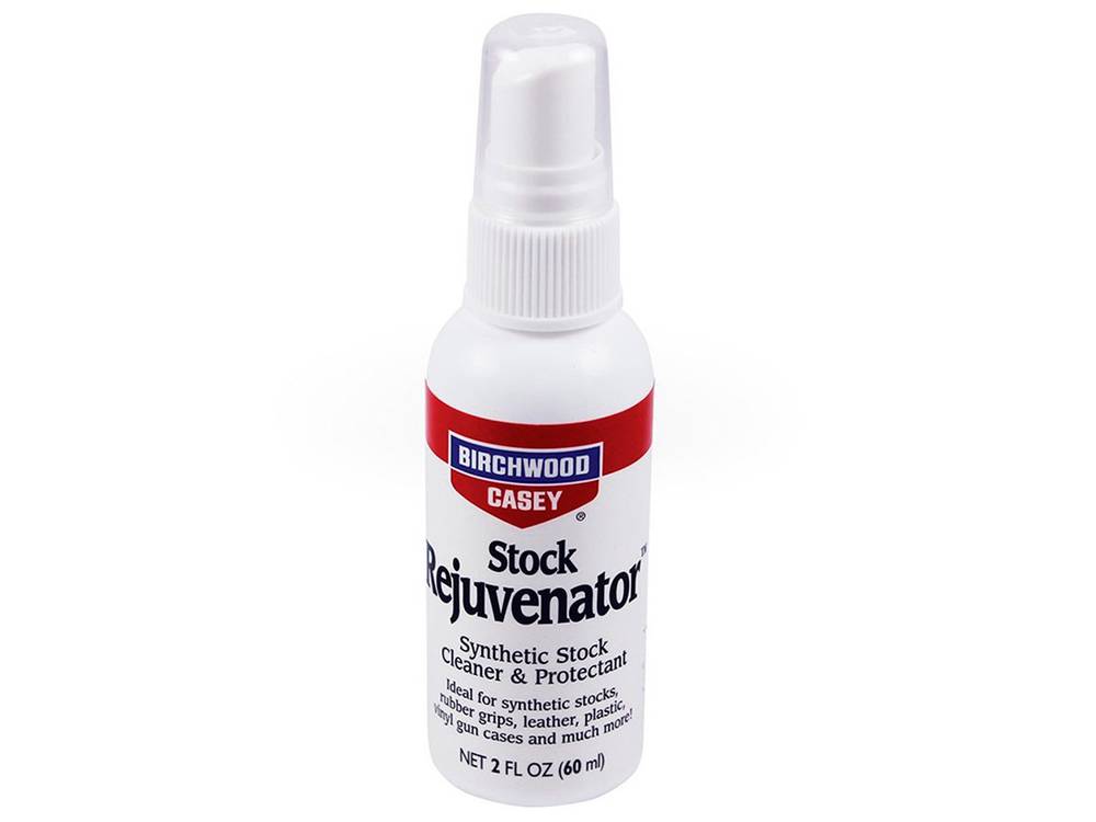 Birchwood Casey Stock Rejuvenator Очиститель и защитное средство для кожи и пластика, памп-спрей, 60мл