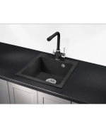 Кухонная мойка Kuppersberg MODENA 45 NL 1B DEEP BLACK фото 2