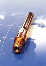 TET01676 Наконечник токосъемный Е-Сu М6х45х1,6 мм. Панасоник Panasonic
