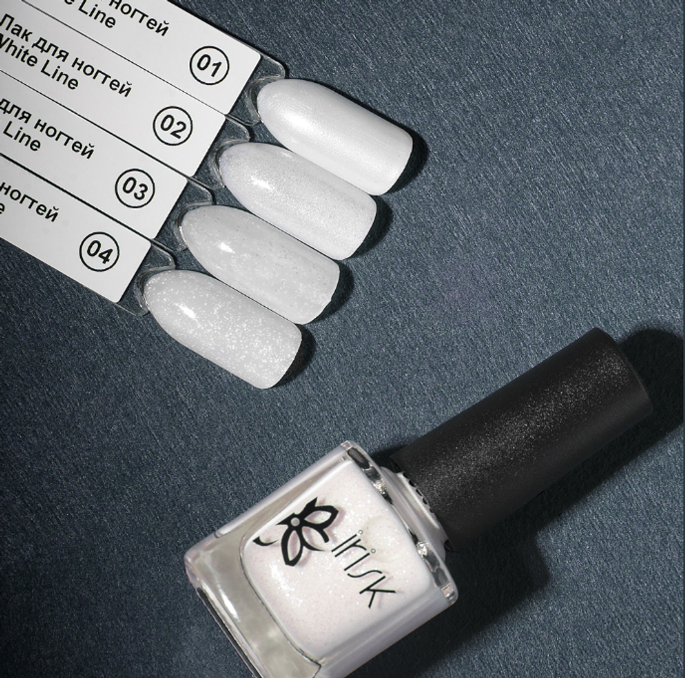 Irisk Лак для ногтей White Line 01, 8мл3