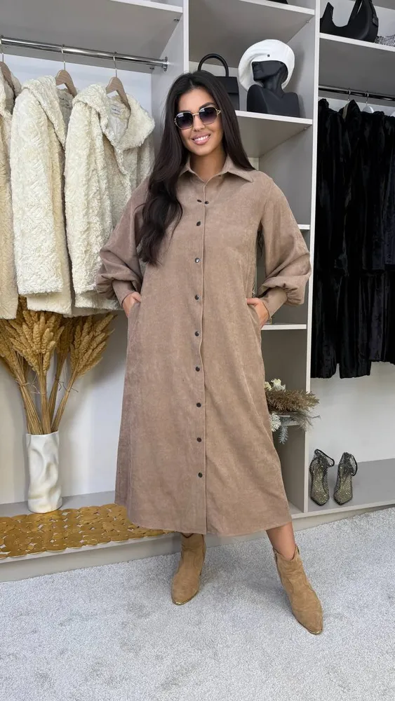 Платье-рубашка УК-50086-2 Фабрика Моды