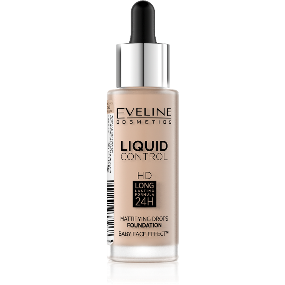 Тональная основа Eveline Liquid Control - №030 Sand Beige