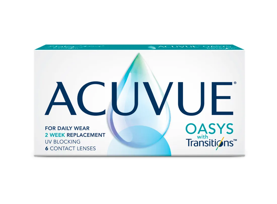 Двухнедельные фотохромные контактные линзы ACUVUE OASYS with Transitions 6