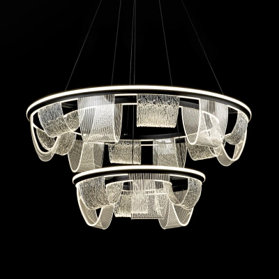 Подвесной cветильник LED4U L7706-800-460 BK