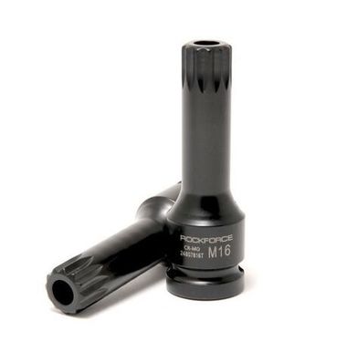 Головка-бита SPLINE ударная M14 с отверстием, 1/2'' RockForce##Rock FORCE RF-24807814T