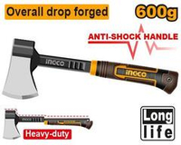 Топор цельнометаллический 600 г INGCO HAX081600L INDUSTRIAL