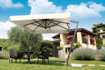Зонт профессиональный 2х3 м Scolaro Napoli Braccio, антрацит, слоновая кость