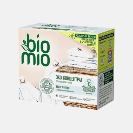 Стиральный порошок Biomio Whites 1кг